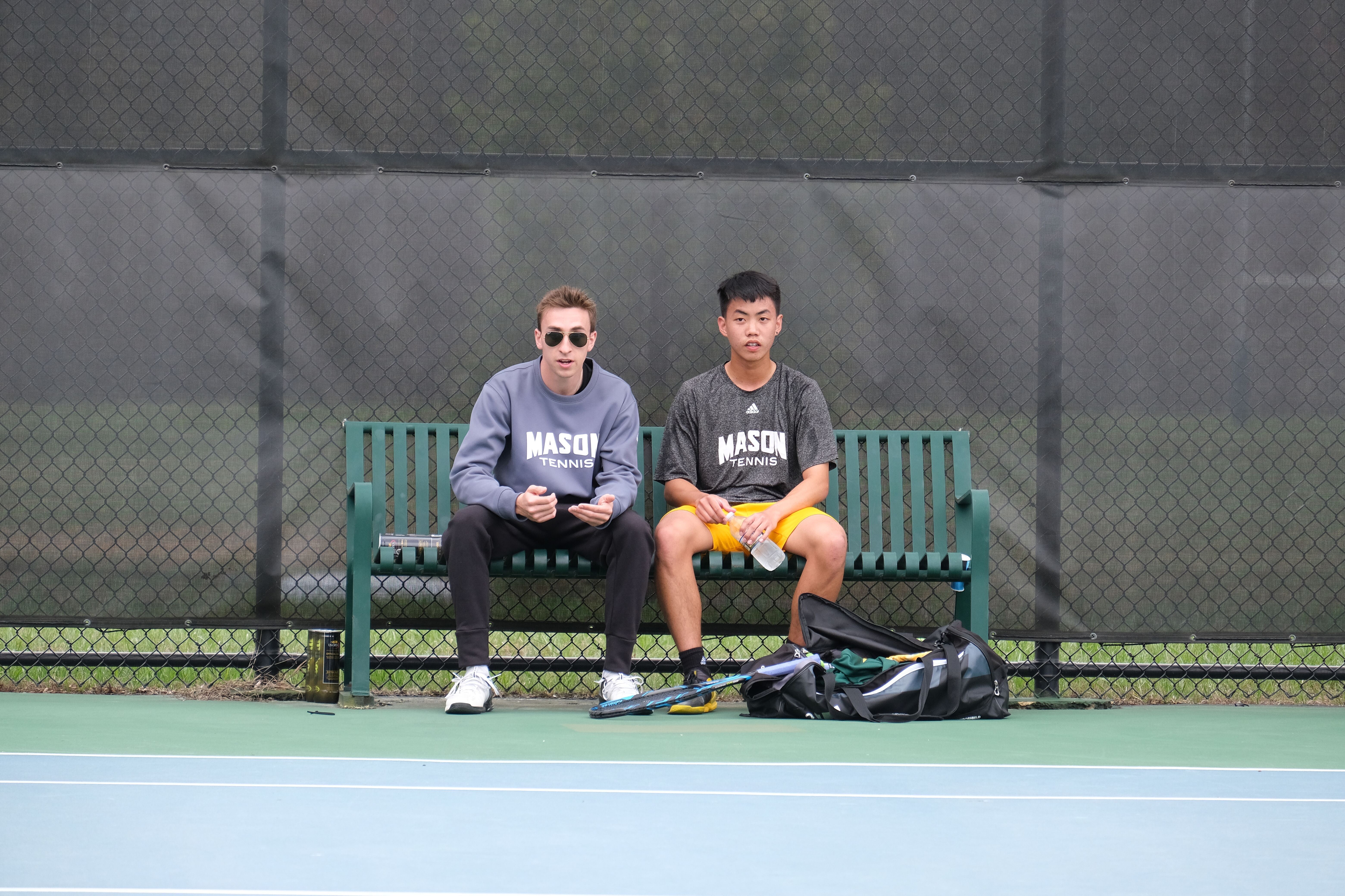 Coaching the George Mason University men's tennis team