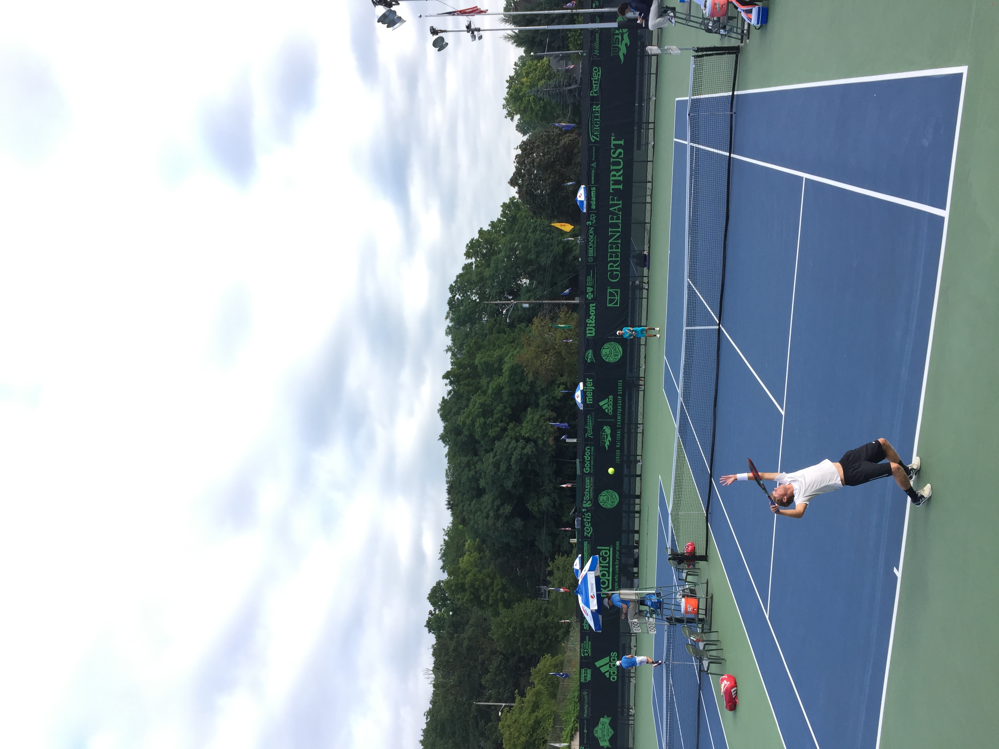 Robby Shymansky serving
