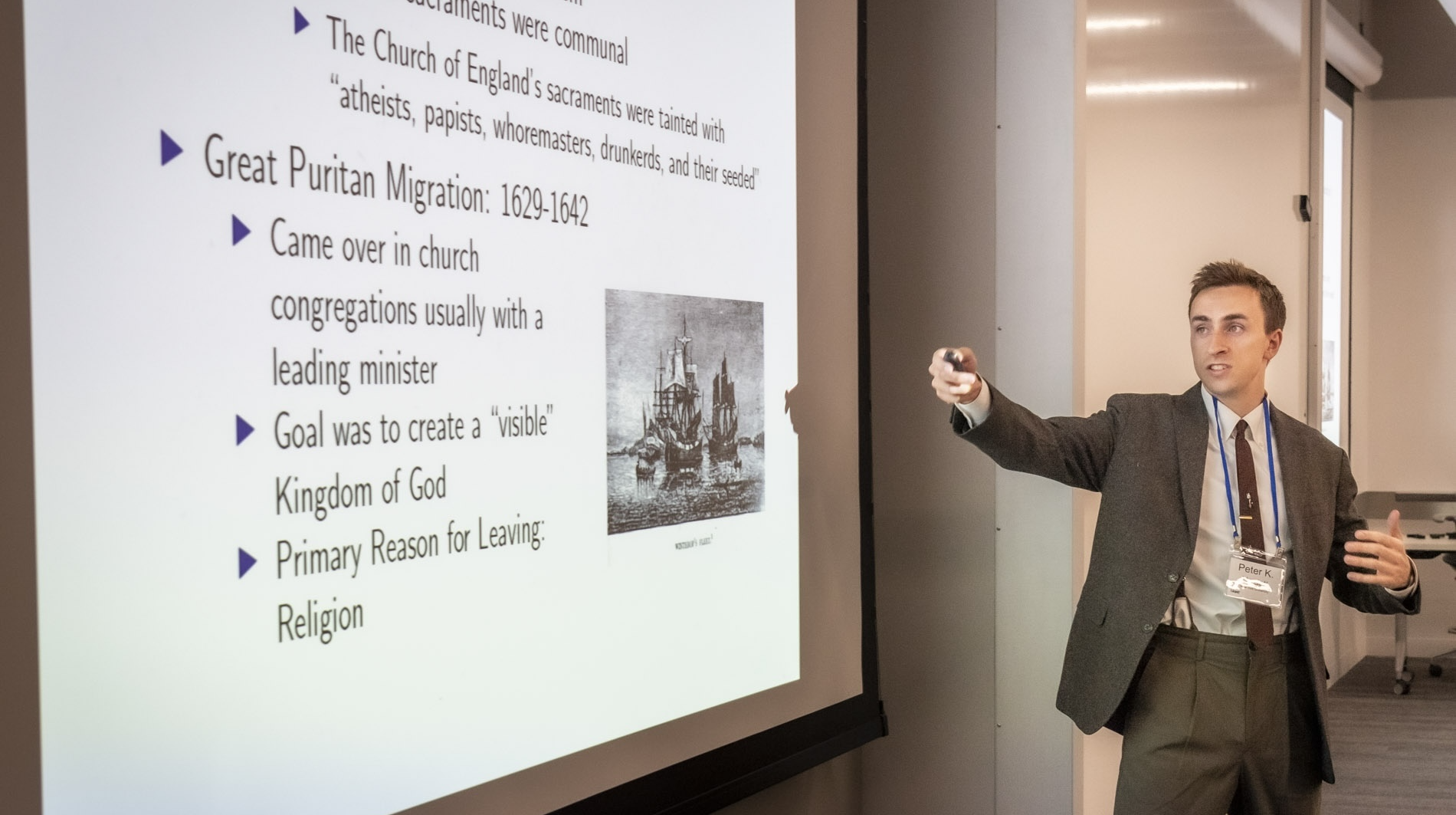 Presenting research at a conference